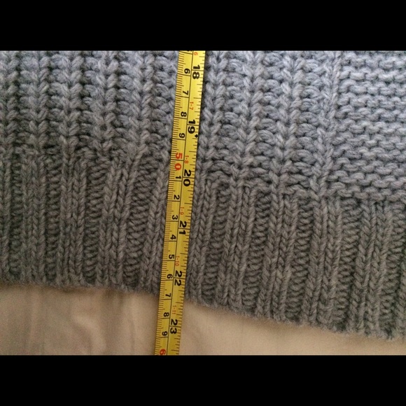 Banana Republic chunky sweater grey M - Picture 6 of 7